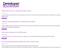 Tablet Screenshot of developerknowhow.com